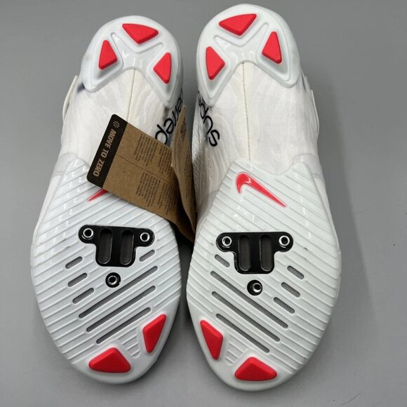 NWT - Nike Men's 8.5 SuperRep Cycle 2 Shoes White Red Swoop - Picture 6 of 12